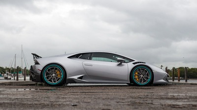 4k Серый Lamborghini Huracan 2019 Новый