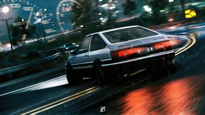 Дрифт Toyotya Ae86