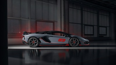 2020 Lamborghini Aventador SVJ 63 Родстер Вид сбоку