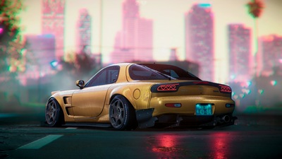 Цифровое искусство Mazda Rx7 4k