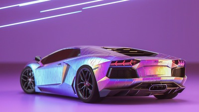 Lamborghini Aventador Новый задний