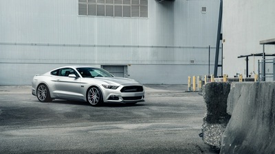 Velgen Silver Mustang Twin Turbo 8k