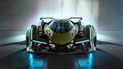 2020 Lamborghini Lambo V12 Vision Gran Turismo Вид спереди