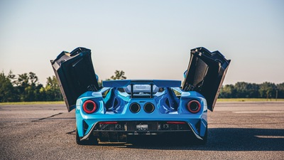 Ford Gt 2019 Крылья открыты 4k