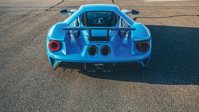 Ford GT сзади 4k