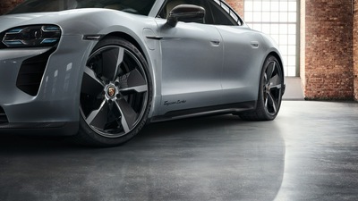 Porsche Taycan Turbo Sportdesign 4k