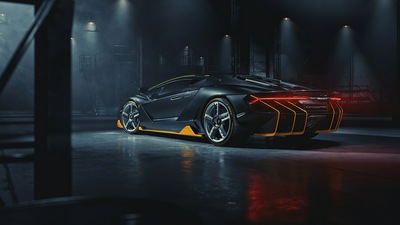 Lamborghini Centenario сзади 2020