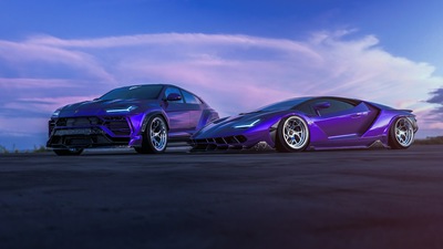 Lamborghini Centenario и Urus 4k