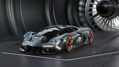 2020 Lamborghini Terzo Millennio 4k Новый