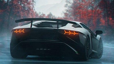 Задняя часть Lamborghini Новая