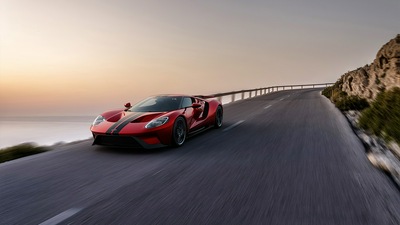 Ford Gt Красный 4k