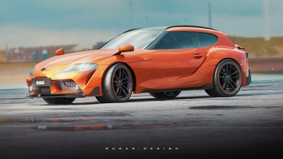 Toyota Supra Универсал 4k