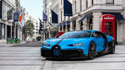 Bugatti Chiron Pur Sport 2020 4k