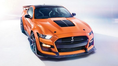 Ford Mustang Shelby GT500 передний 5k