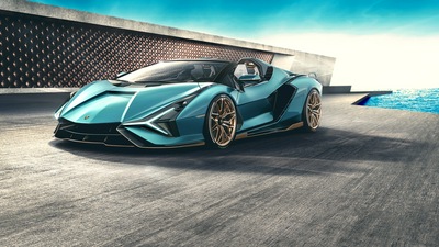 Новый автомобиль Lamborghini Sian Roadster 2020