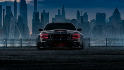 Dodge Charger SRT Hellcat Enforcer 4k