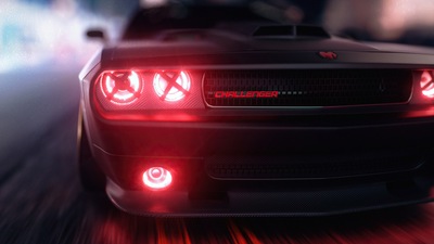 Фары Dodge Challenger Angel 4k