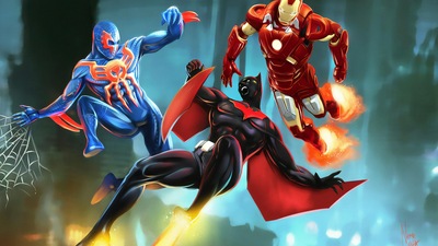 Бэтмен за пределами Человека-паука 2099 Железный человек