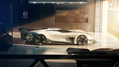 Jaguar Vision Gran Turismo SV Вид сбоку