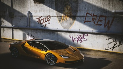 Lamborghini Centenario Желтый Cgi 2021 4k