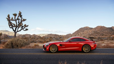 Mercedes Benz Amg Gt R Вид сбоку 4k