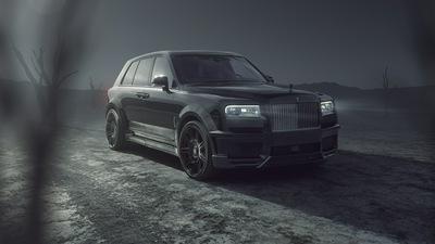 Черный значок Spofec Rolls Royce Cullinan 2021