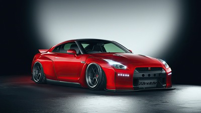 Rocket Bunny Nissan GTR 4k