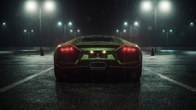 Lamborghini Reventon Вид сзади 5k