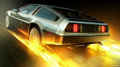 Delorean Burning Wheels 5k