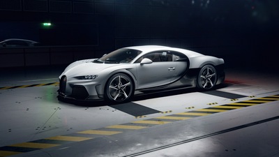 Bugatti Chiron Super Sport Вид сбоку 5k