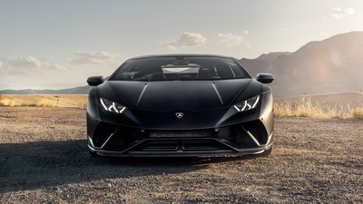 Lamborghini Huracan Performante Вид спереди 5k