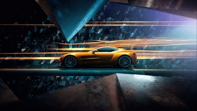 Aston Martin Golden Ride 4k