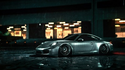 Porsche 911 Дождь