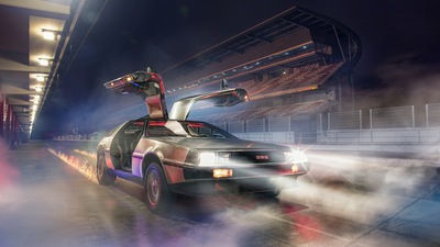 DeLorean DMC 12 Открытых дверей