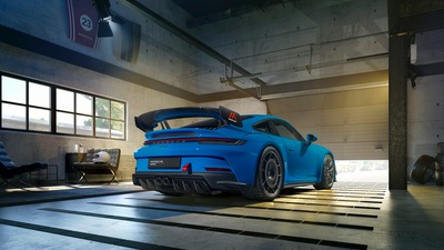 Porsche 911 GT3 Manthey Performance Kit Задний 2022 8k