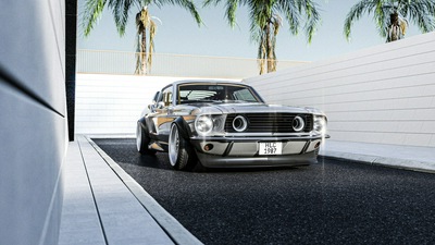 Концепт Ford Mustang Cgi 4k