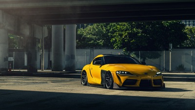 Toyota Supra DT Yellow Vossen в упаковке 8 тыс.