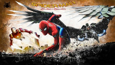 Человек-паук Возвращение домой Том Холланд 4k