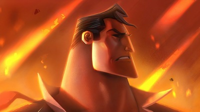 Иллюстрация комикса о Супермене
