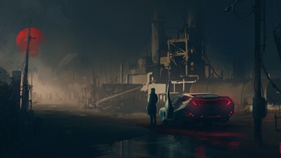 Фан-арт Бегущего по лезвию 2049