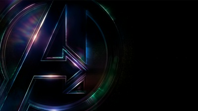 Плакат с логотипом Avengers Infinity War 4k