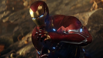 Мстители Война бесконечности Железный человек Marvel 4k