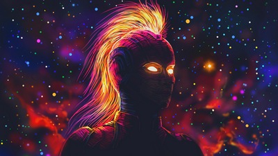 Новые произведения искусства Капитана Марвела