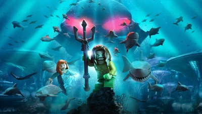 Плакат Lego Aquaman 8k