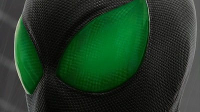 Зеленые глаза Человека-паука 4k