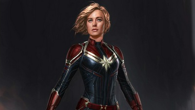 Концепт-арт Captain Marvel 4k
