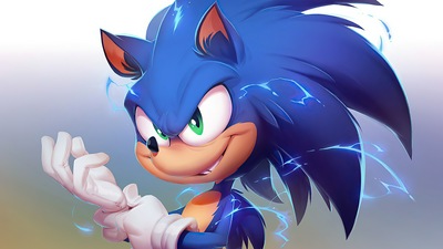 Художественное оформление Sonic The Hedgehog 2020 в формате 4k