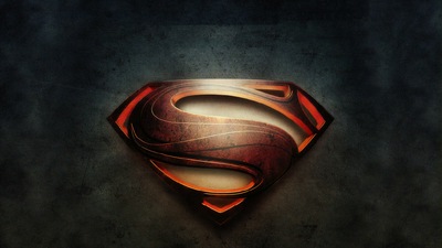 Логотип Man Of Steel 4k