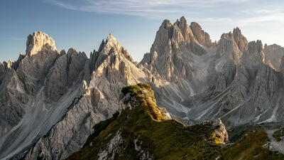 Доломитовые горы в Италии 4k