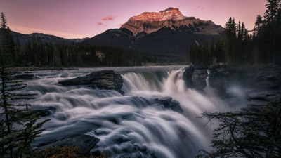 Водопад Атабаска 5 км